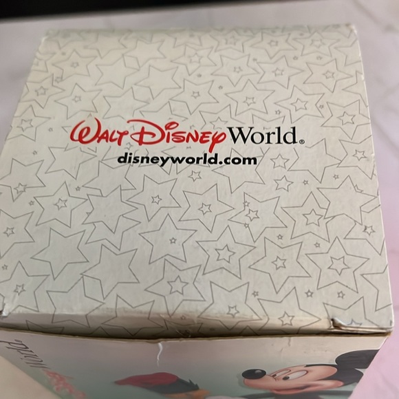 Walt Disney World Mickey Mouse Figurine Christmas Ornament with Bell - Picture 6 of 11